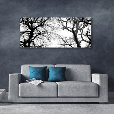 Print op plexiglas Bomen natuur black and white