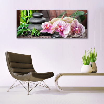 Print op plexiglas Bamboo orchid spa