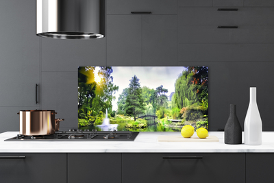 Spatscherm keuken Boswaterval zon aard