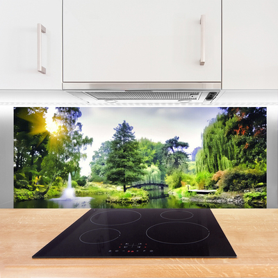 Spatscherm keuken Boswaterval zon aard