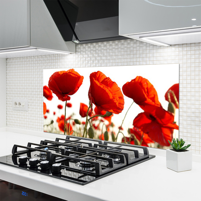 Spatscherm keuken Tulpen bloemen