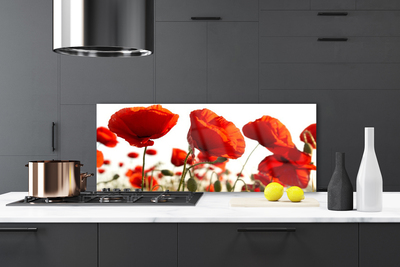 Spatscherm keuken Tulpen bloemen