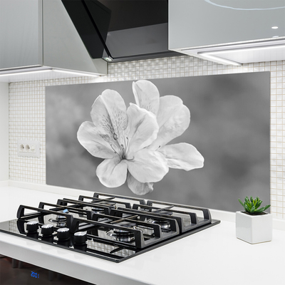 Spatscherm keuken Bloemen plant