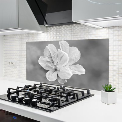 Spatscherm keuken Bloemen plant