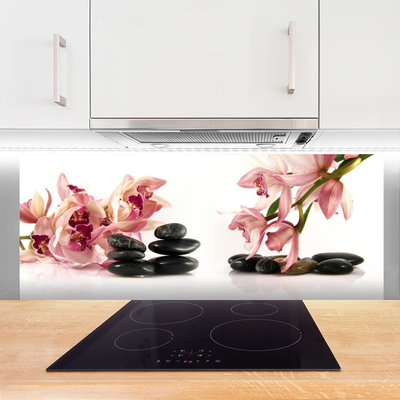 Spatscherm keuken Bloem spa art zen