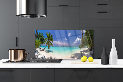 Keuken achterwand Zee strand palm landschap