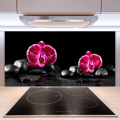 Keuken achterwand Orchid op de kamer