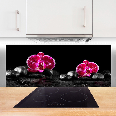 Keuken achterwand Orchid op de kamer