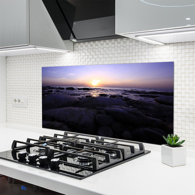 Keuken achterwand Sea stones landschap