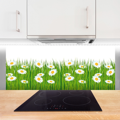 Keuken achterwand Gras daisy nature