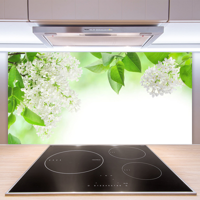 Keuken achterwand glas met print Bloemblaadjes plantaard