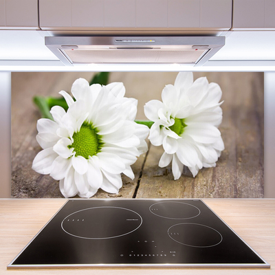 Keuken achterwand glas met print Bloemen plantaardige aard