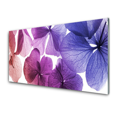 Keuken achterwand glas met print Bloemen plantaardige aard