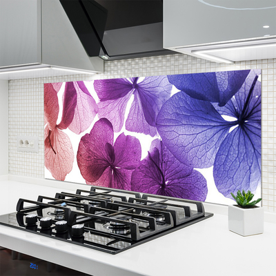 Keuken achterwand glas met print Bloemen plantaardige aard