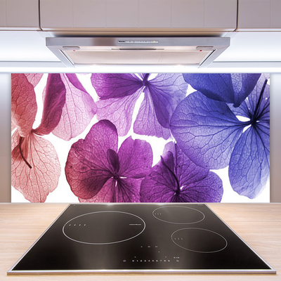 Keuken achterwand glas met print Bloemen plantaardige aard