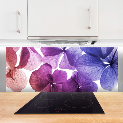 Keuken achterwand glas met print Bloemen plantaardige aard