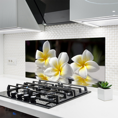 Keuken achterwand glas met print Bloemen plantaardige aard