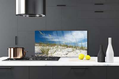 Keuken achterwand glas met print Strandlandschap