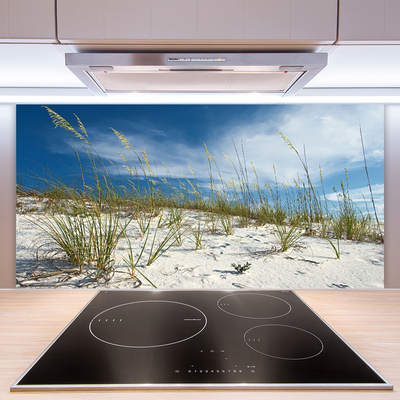 Keuken achterwand glas met print Strandlandschap