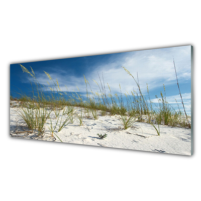 Keuken achterwand glas met print Strandlandschap