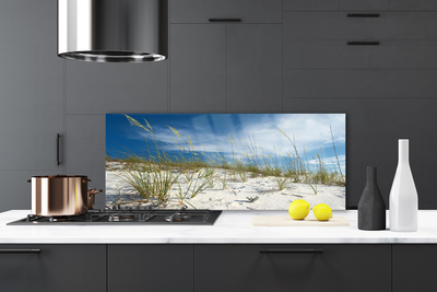 Keuken achterwand glas met print Strandlandschap