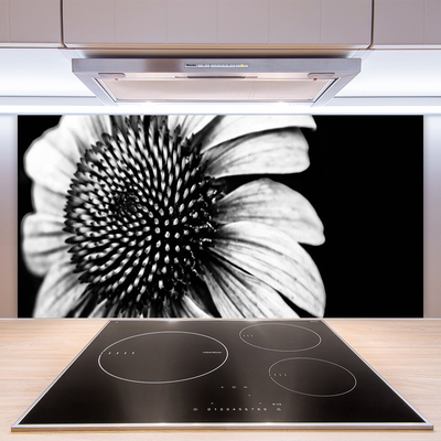 Keuken achterwand glas met print Bloem plantaard