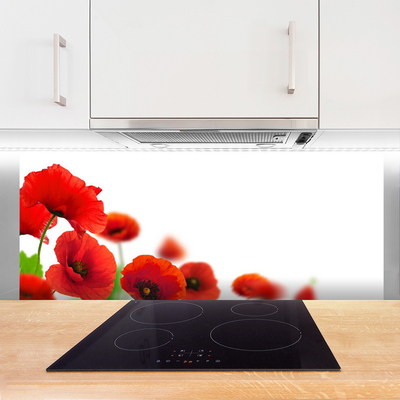 Keuken achterwand glas met print Red maki nature