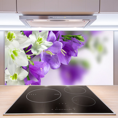 Keuken achterwand glas met print Bloemen plantaardige aard