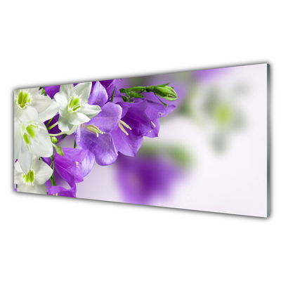 Keuken achterwand glas met print Bloemen plantaardige aard