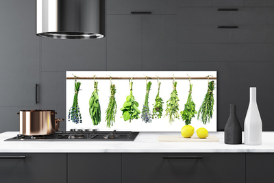 Keuken achterwand glas met print Bloemen plantaardige aard