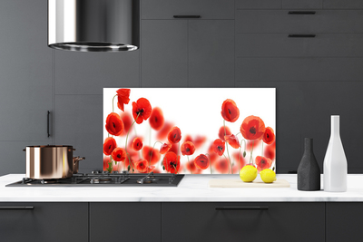 Keuken achterwand glas met print Maki plant nature