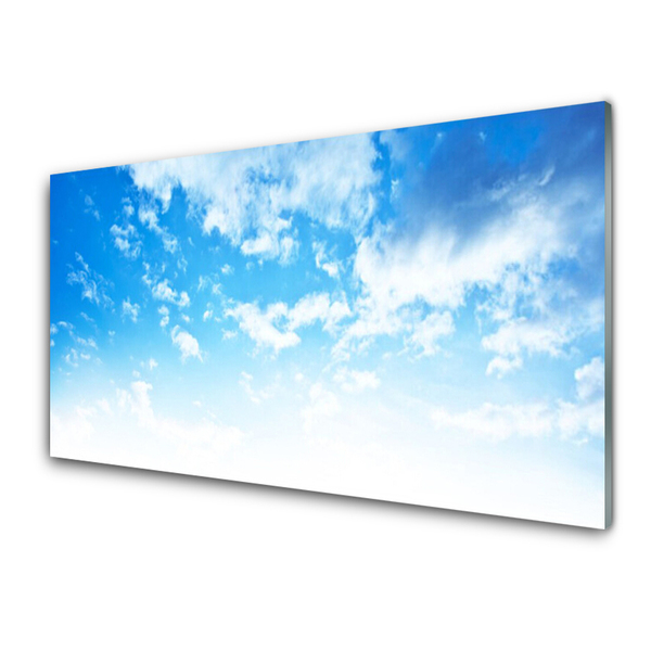 Keuken achterwand glas met print Sky cloud landscape