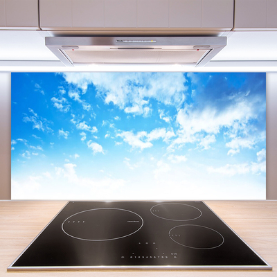 Keuken achterwand glas met print Sky cloud landscape