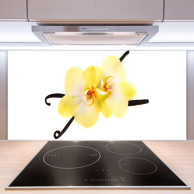 Keuken achterwand glas met print Bloemen plantaardige aard