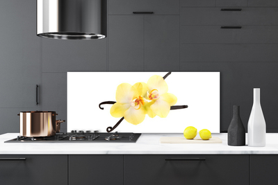 Keuken achterwand glas met print Bloemen plantaardige aard