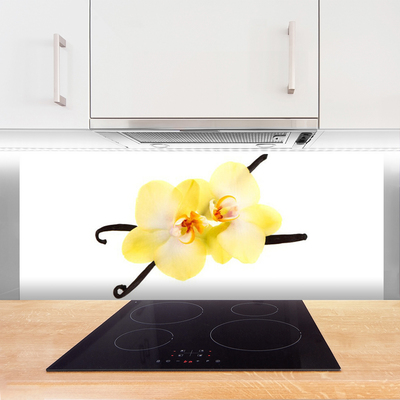 Keuken achterwand glas met print Bloemen plantaardige aard