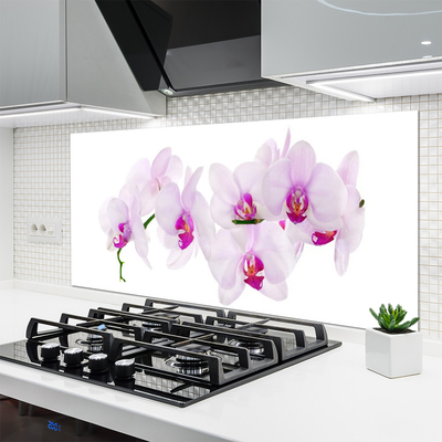 Keuken achterwand glas met print Bloemen plantaardige aard