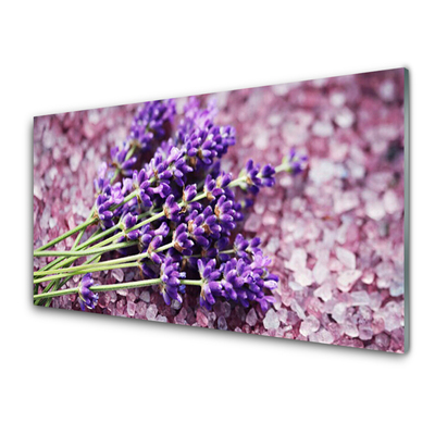 Keuken achterwand glas met print Bloemen plantaardige aard