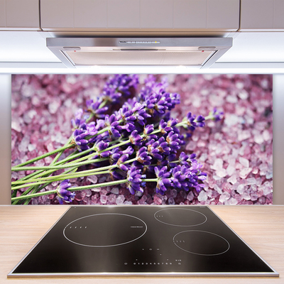 Keuken achterwand glas met print Bloemen plantaardige aard