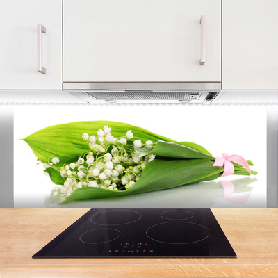 Keuken achterwand glas met print Bloemen plantaardige aard