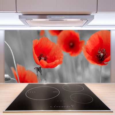 Keuken achterwand glas met print Maki plant nature