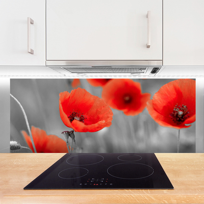 Keuken achterwand glas met print Maki plant nature