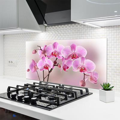 Keuken achterwand glas met print Bloemen plantaardige aard