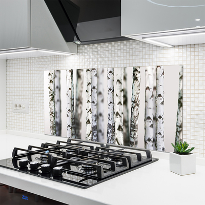 Keuken achterwand glas met print Bomen natuur