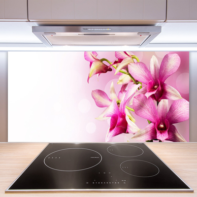 Keuken achterwand glas met print Bloemen plantaardige aard