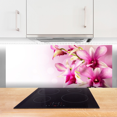 Keuken achterwand glas met print Bloemen plantaardige aard