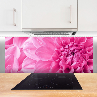 Keuken achterwand glas met print Bloemen plantaardige aard