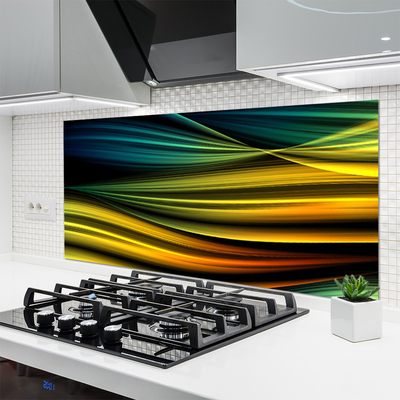 Keuken achterwand glas met print Abstractie grafisch