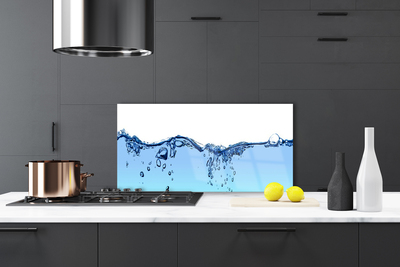 Keuken achterwand glas met print Waterkunst