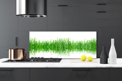 Spatscherm keuken glas Grasinstallatie wildlife